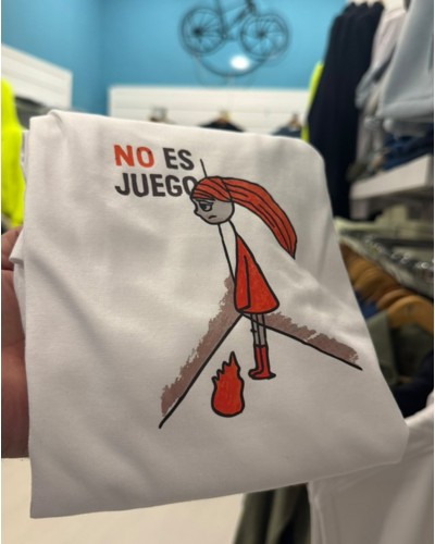 No es juego  (Unisex) Camiseta Solidaria