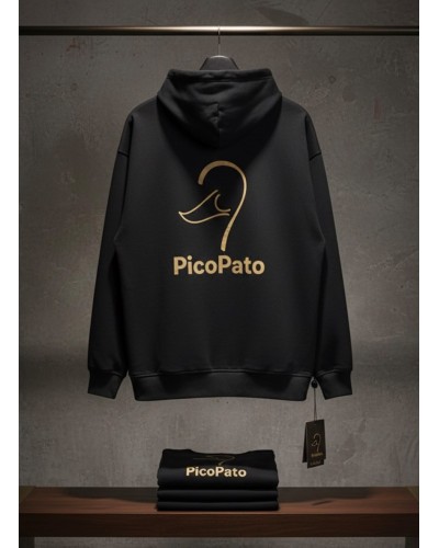 PicoPato Black Gold sudadera oversize